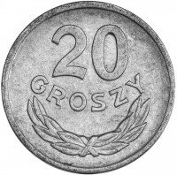 Купить Польша 20 грошей 1973
