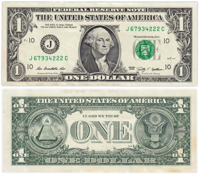 купить США 1 доллар 2009 год (Pick 530) J-Канзас