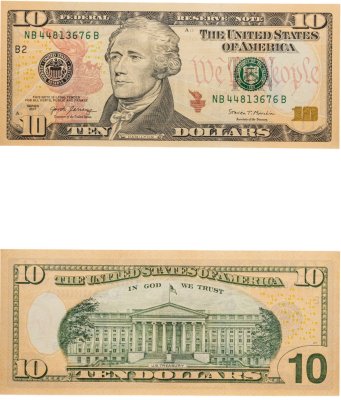 купить США 10 долларов 2017