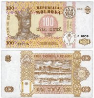 купить Молдова 100 лей 2008