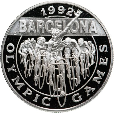 купить Каймановы острова 5 долларов 1992, XXV летние Олимпийские Игры, Барселона 1992