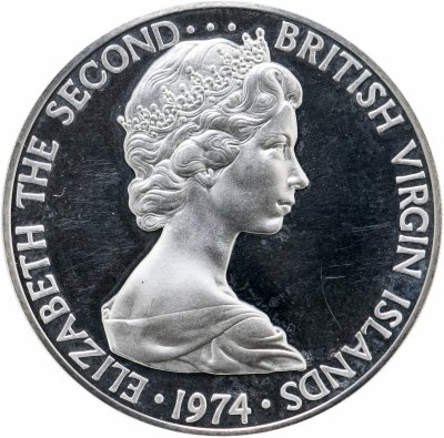 купить Британские Виргинские острова 1 доллар (dollar) 1974