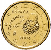 Купить Испания 10 центов (cents) 2004