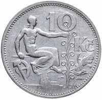 купить Чехословакия 10 крон (korun) 1932