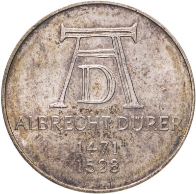 купить Германия 5 марок (deutsche mark) 1971 500 лет со дня рождения Альбрехта Дюрера
