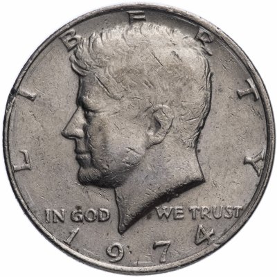 купить США 1/2 доллара (50 центов, half dollar) 1971-1974 Kennedy Half Dollar (Кеннеди)