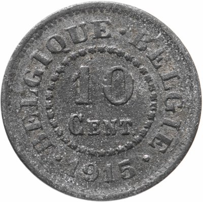 купить Бельгия 10 сантимов (centimes) 1915