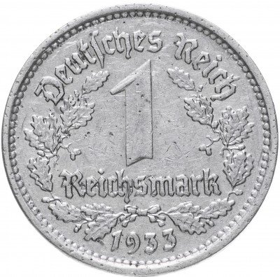 купить Германия (Третий Рейх) 1 марка 1933 G