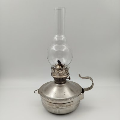 купить Лампа керосиновая, латунь, стекло, текстиль, Тульский завод «Зенит», СССР, 1960-1980 гг.