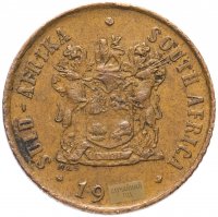 Купить ЮАР 1 цент (cent) 1970-1989, случайная дата