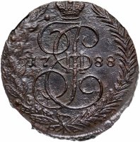 Купить 5 копеек 1788 ЕМ, в слабе ННР MS62BN, Биткин №642