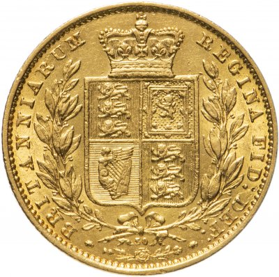 купить Великобритания соверен (sovereign) 1866, с портретом королевы Виктории