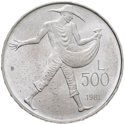 купить Сан-Марино 500 лир (lire) 1981 "2000 лет со дня смерти Вергилия"