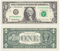 купить США 1 доллар 1995 (Pick 496a) B-Нью Йорк