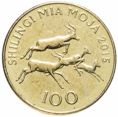 купить Танзания 100 шиллингов (shillings) 2015