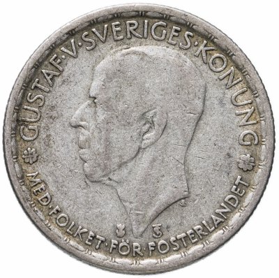 купить Швеция 1 крона (krona) 1946