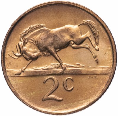 купить ЮАР 2 цента (cents) 1977