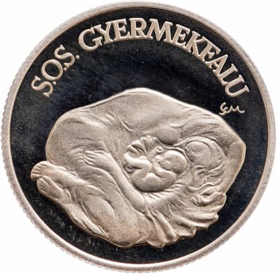 купить Венгрия 100 форинтов 1990 год S.O.S Детские деревни