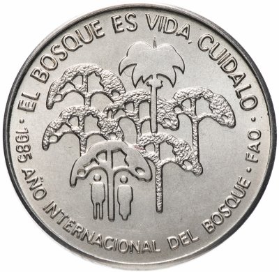 купить Куба 1 песо (peso) 1985 Международный год лесов