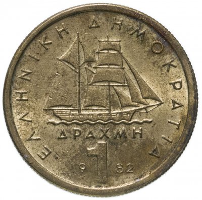 купить Греция 1 драхма 1982