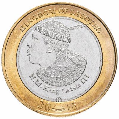 купить Лесото 5 малоти (maloti) 2016 "50 лет Независимости"