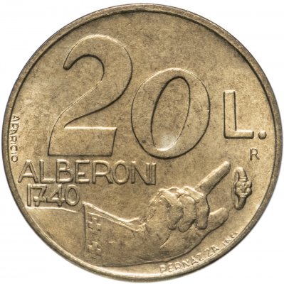 купить Сан-Марино 20 лир (lire) 1991