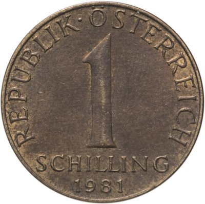 купить Австрия 1 шиллинг (shilling) 1981