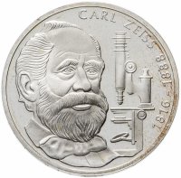 Купить Германия, ФРГ 10 марок 1988 "100 лет со дня смерти Карла Фридриха Цейса"