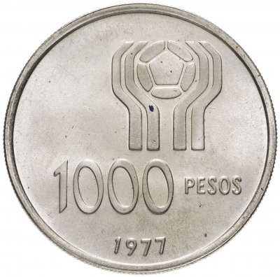 купить Аргентина 1000 песо (pesos) 1977 Чемпионат мира по футболу, Аргентина 1978
