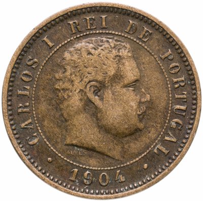 купить Португалия 5 рейс (reis) 1904