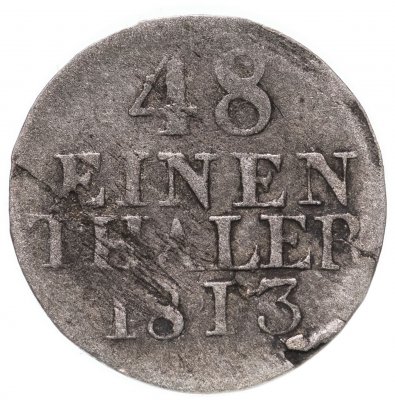 купить Германия, Саксония 1/48 талера 1813