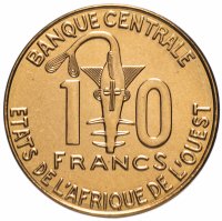 купить Западная Африка (BCEAO) 10 франков (francs) 2011
