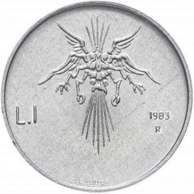 купить Сан-Марино 1 лира (lira) 1983 "Ядерная угроза"