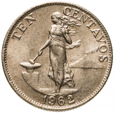 купить Филиппины 10 сентаво 1962