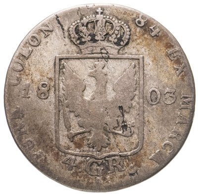 купить Пруссия 4 гроша 1803