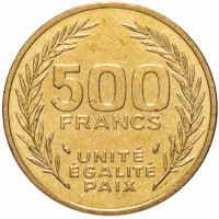 купить Джибути 500 франков (francs) 1991