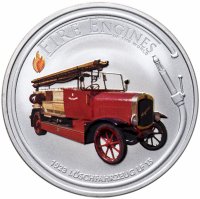 Купить Острова Кука 1 доллар 2006 "Пожарная машина LF-15"