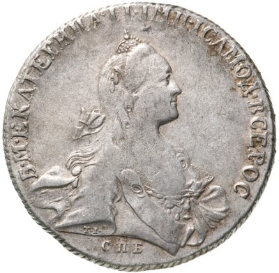 купить 1 рубль 1766 СПБ-TI-АШ
