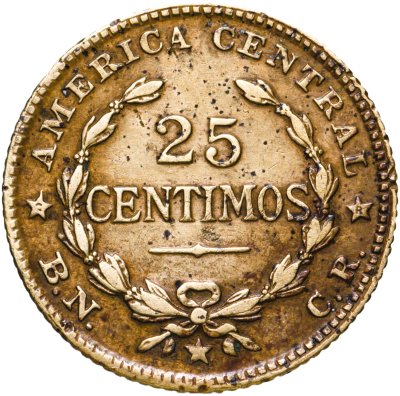 купить Коста-Рика 25 сентимо (centimos) 1945