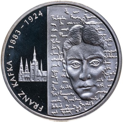 купить Германия 10 euro (евро) 2008 "125 лет со дня рождения Франца Кафки"