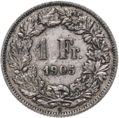 купить Швейцария 1 франк (franc) 1911-1945