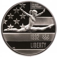 Купить США 50 центов 1992 Proof "Олимпийские игры в Барселоне"
