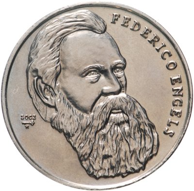 купить Куба 1 песо (peso) 2002 "Вожди мирового пролетариата - Фридрих Энгельс"