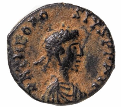 купить Римская империя, Феодосий II, 402-450 годы, Нуммий.