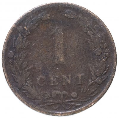 купить Нидерланды 1 цент (cent) 1902