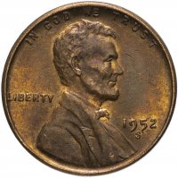 Купить США 1 цент 1952 S