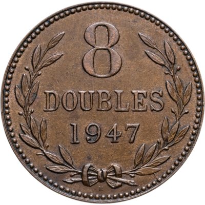 купить Гернси 8 дублей (doubles) 1947 H