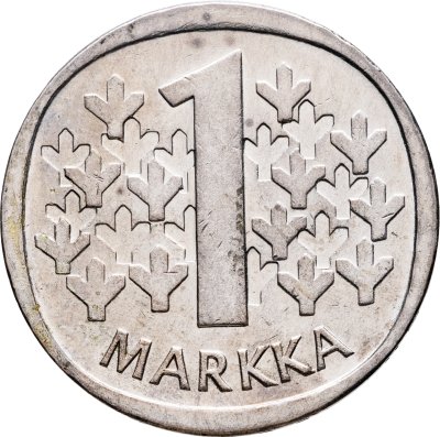 купить Финляндия 1 марка (markka) 1966 S