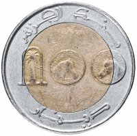 Купить Алжир 100 динаров 1992-2018, случайная дата