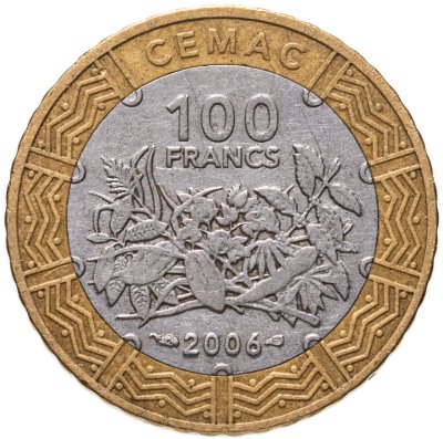 купить Центральная Африка (BEAC) 100 франков (francs) 2006